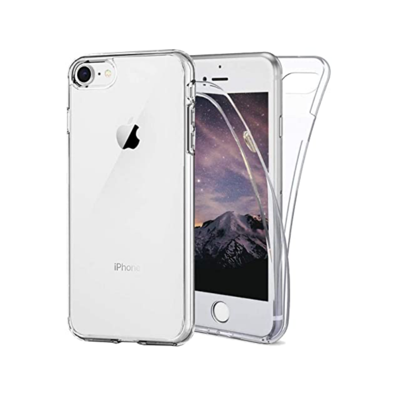 ECO Coque transparente 360° iPhone – Avant et arrière ECO Coque transparente 360° iPhone – Avant et arrière
