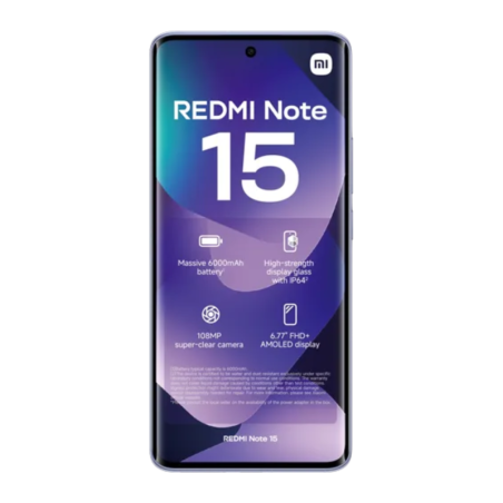 Xiaomi Redmi Note 15 8 Go/256 Go Violet - Neu