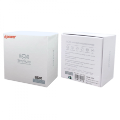 D-power BS01 portable wireless speaker black