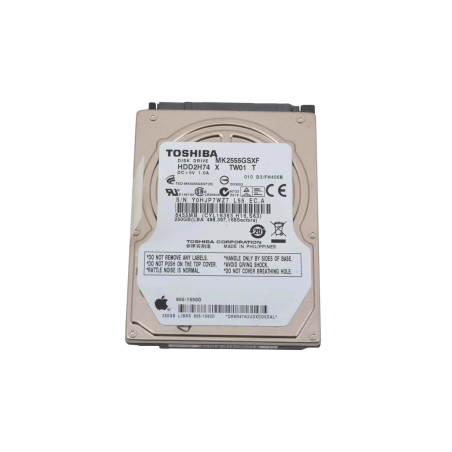 Disque Dur TOSHIBA MK2555GSXF - 2.5" - 250 Go - SATA - Occasion - Mémo