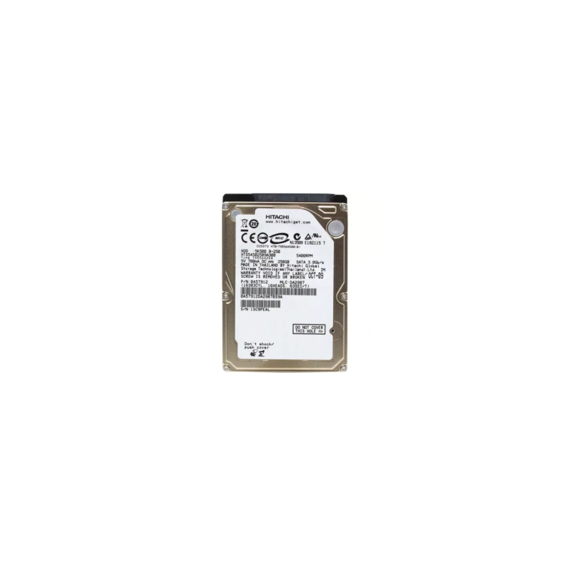 Disque Dur HITACHI HTS545025B9SA02 - 2.5" - 250 Go - SATA - Occasion