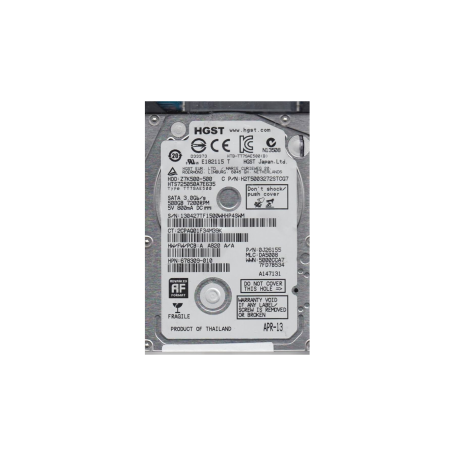Disque Dur HGST HTS725050A7E635 - 2.5" - 500 Go - SATA - Occasion - Mé