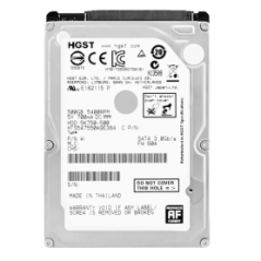 Disque Dur HGST HTS547550A9E384 - 2.5" - 500 Go - SATA - Occasion - Mé