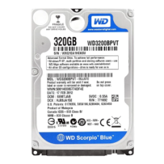 Disque Dur WESTERN DIGITAL WD3200BPVT - 2.5" - 320 Go - SATA - Occasio