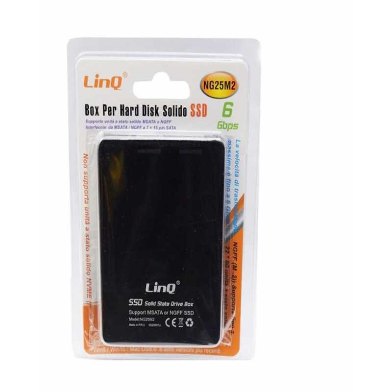 SSD Enclosure LinQ NG25M2 – M.2 NGFF / mSATA 6Gbps SSD Enclosure LinQ NG25M2 – M.2 NGFF / mSATA 6Gbps