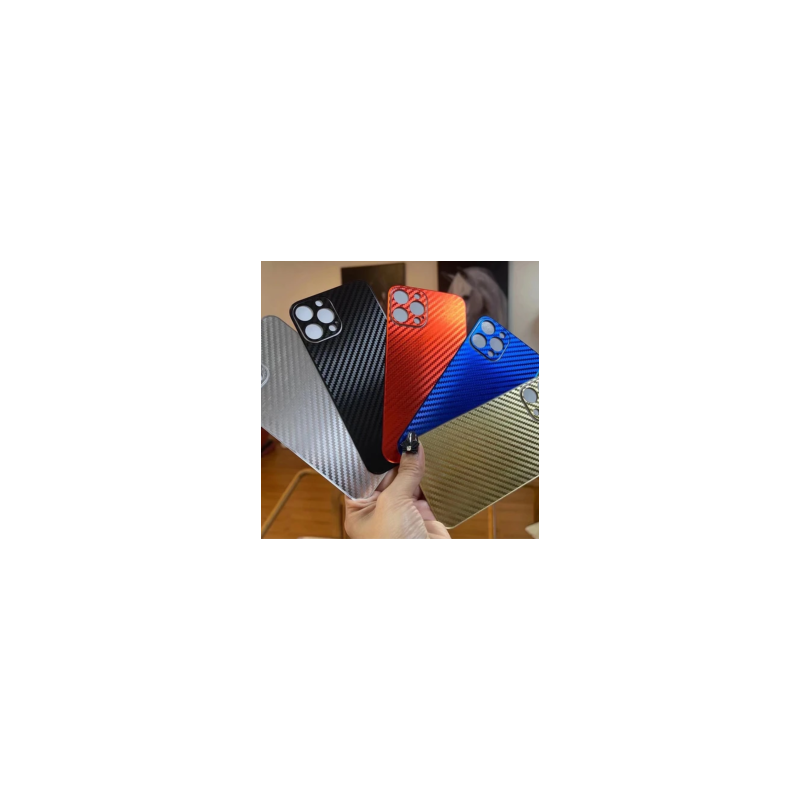 Film de Protection Arrière en Verre avec Motif Losange pour iPhone