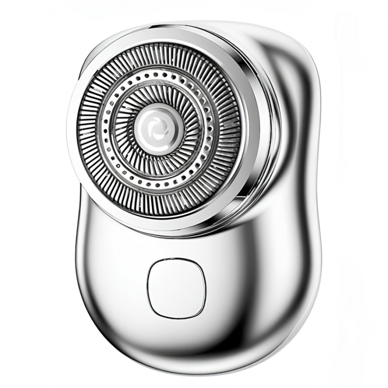 Mini Rasoir Électrique Rechargeable via USB, pour Hommes Avec Ecran LCD - Argent Mini Rasoir Électrique Rechargeable via USB, pour Hommes Avec Ecran LCD - Argent