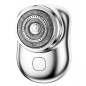 Mini Rasoir Électrique Rechargeable via USB, pour Hommes Avec Ecran LCD - Argent Mini Rasoir Électrique Rechargeable via USB, pour Hommes Avec Ecran LCD - Argent