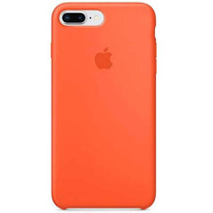 Coque silicone Apple iPhone 7/8 Plus orange | Smarty