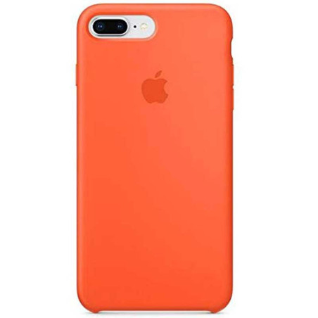 Coque silicone Apple iPhone 7/8 Plus orange | Smarty