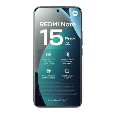 Xiaomi Redmi Note 15 pro+ 5G 8 Go/256 Go Bleu - Neuf