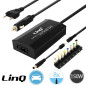 Universal Laptop Charger LinQ IT-150W – 150W, 12 to 24V, 8 tips