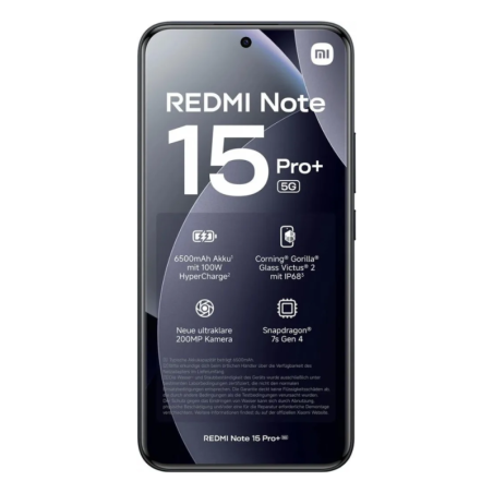 Xiaomi Redmi Note 15 pro+ 5G 8 Go/256 Go Noir