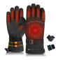 Gants Chauffants Électriques avec Batterie Rechargeable - Noir
