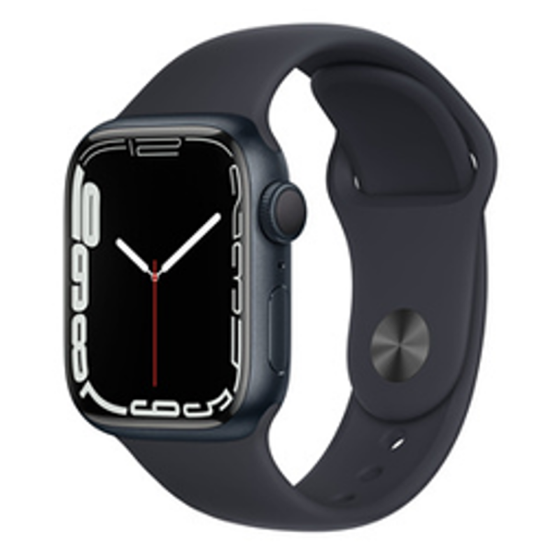 Smartwatch Apple Watch Series 7 45mm – Midnight aluminum, cellular, with band, Grade AB · Refurbished