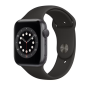 Montre Connectée Apple Watch Series 6 Cellulaire 44mm Aluminium Noir - Grade AB