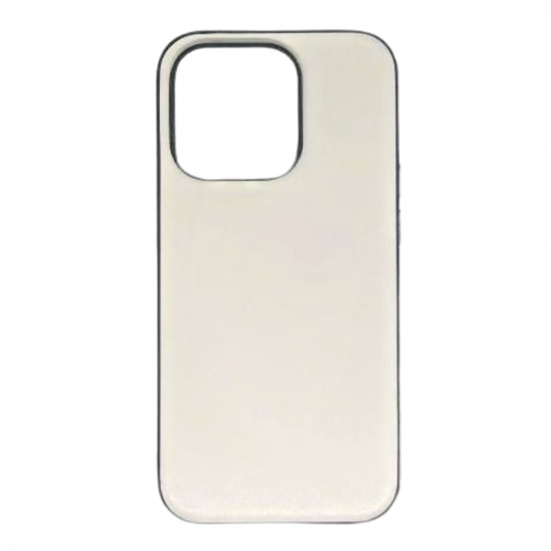 Coque Mayline pour iPhone – Simili cuir, arrière blanc Coque Mayline pour iPhone – Simili cuir, arrière blanc