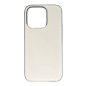 Coque Mayline pour iPhone – Simili cuir, arrière blanc Coque Mayline pour iPhone – Simili cuir, arrière blanc