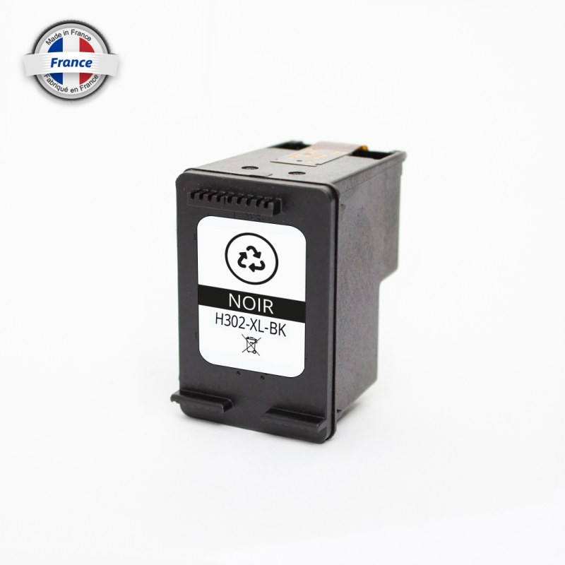Cartouche d'encre ECO compatible HP 302XL F6U68AE – Noir, 480 pages