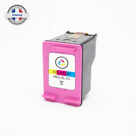 Cartouche d'encre ECO compatible HP 62XL C2P07AE – Cyan, 415 pages