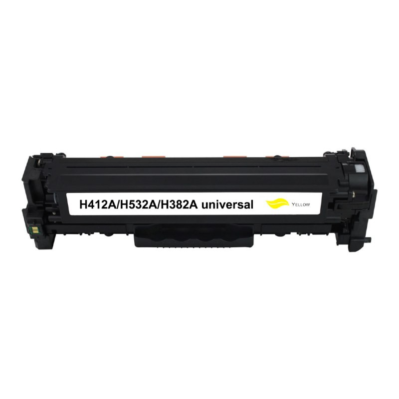 Toner compatible ECO CE412A/CC532A/CF382A/718Y - Jaune, 2800 pages