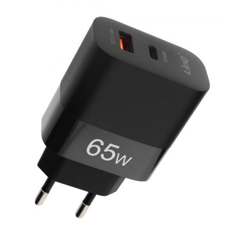 Chargeur secteur LinQ AC6563 - USB-C + USB 65 W