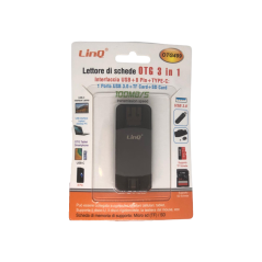 LinQ OTG 499 3-in-1 card reader | Smarty