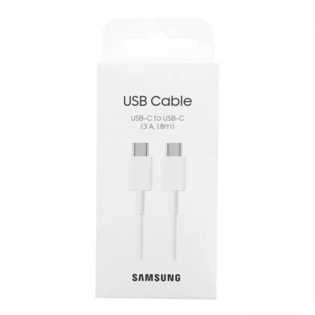 Câble Samsung USB-C EP-DX310JWEGEU 3A blanc