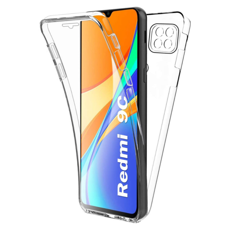 Xiaomi 360° Protective Case Redmi 9C – Clear Front and Back