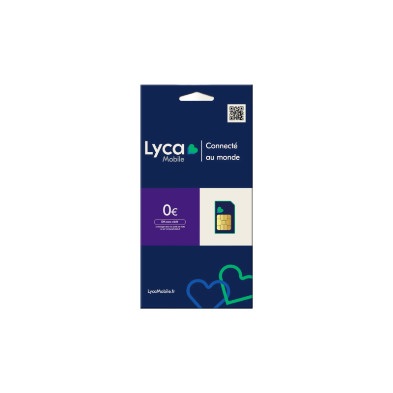 Carte SIM Prépayée Lyca mobile 0€ de Crédit Inclus Carte SIM Prépayée Lyca mobile 0€ de Crédit Inclus
