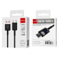 Câble USB vers Type-C D-power F7001 – 1,2 m Noir Câble USB vers Type-C D-power F7001 – 1,2 m Noir