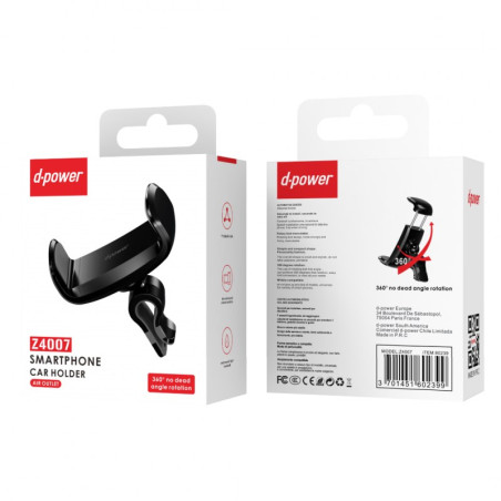 Support voiture D-power Z4007 universel | Smarty