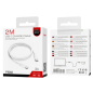 USB-C Cable D-power F9002 – USB-C to USB-C 2 m White