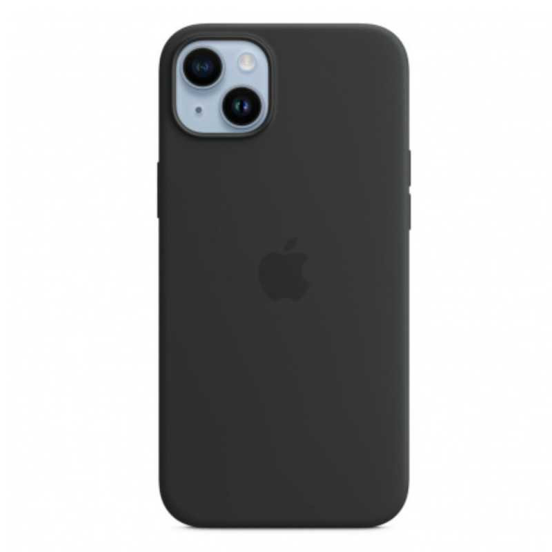Apple Silicone Case with MagSafe for iPhone 14 Plus – Midnight