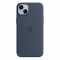 Apple Coque silicone avec MagSafe iPhone 14 Plus – Bleu
