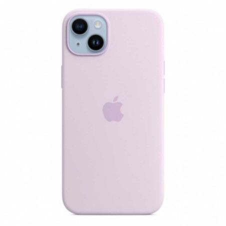 Coque silicone MagSafe iPhone 14 Plus violet | Smarty