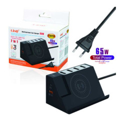 Adaptateur 7 en 1 QC3.0/PD/USB/Sans Fil LinQ | Smarty Paris