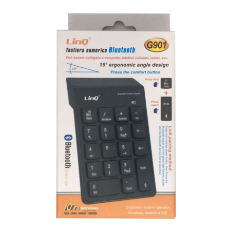 Clavier Bluetooth Numeric Keypad LinQ G901 | Smarty Paris 18