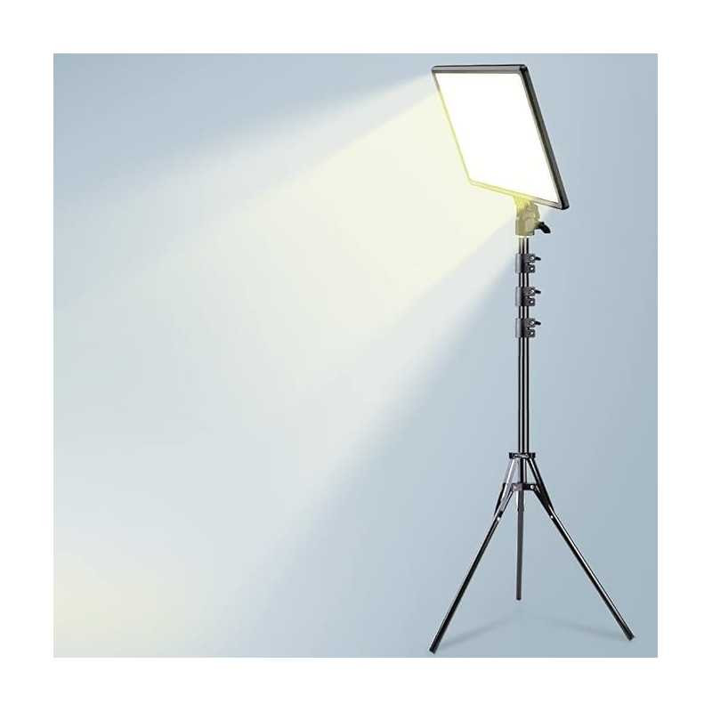 Lumière de remplissage photographique LED Ra95+ 11" trépied de 2 mètres Lumière de remplissage photographique LED Ra95+ 11" trépied de 2 mètres