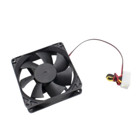 Ventilateur silencieux 80 x 25 mm 4 broches | Smarty