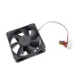 Ventilateur de refroidissement silencieux ECO – 80 x 25 mm 4 broches Noir Ventilateur de refroidissement silencieux ECO – 80 x 25 mm 4 broches Noir