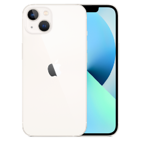 iPhone 13 128 Go Lumière Stellaire - Grade AB (TVA sur Marge)*