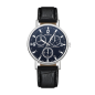 Montre à Quartz pour Hommes Modiya Bracelet en Cuir PU avec 3 Petit Cadran Modèle 999 Noir Montre à Quartz pour Hommes Modiya Bracelet en Cuir PU avec 3 Petit Cadran Modèle 999 Noir