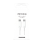 Samsung Câble USB-C vers USB-C EP-DX510JWEGEU – 1,8 m Blanc, 5 A Samsung Câble USB-C vers USB-C EP-DX510JWEGEU – 1,8 m Blanc, 5 A
