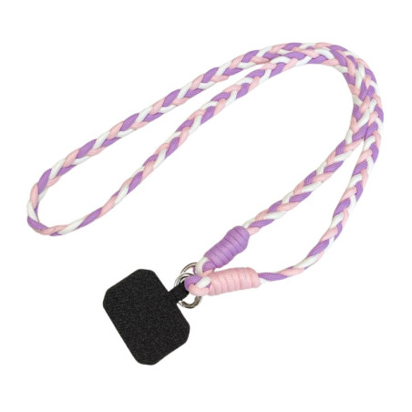 Collier téléphone 1 m violet blanc rose
