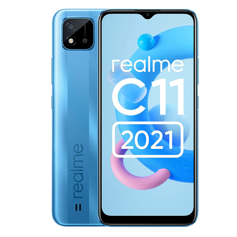 Realme C11 2021 64 Go Bleu - Grade A avec Boîte et Accessoires Realme C11 2021 64 Go Bleu - Grade A avec Boîte et Accessoires