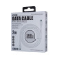 Câble Remax RC-183C Type-C vers Type-C – 100 W 2 m Blanc Câble Remax RC-183C Type-C vers Type-C – 100 W 2 m Blanc