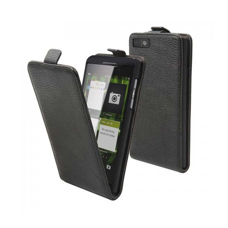 Etui clapet E-Line pour BlackBerry Z10 - Noir