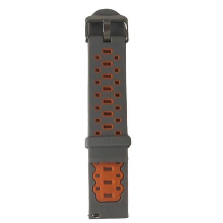 Bracelet de montre ECO pour Amazfit GTS – 22 mm Gris/Orange