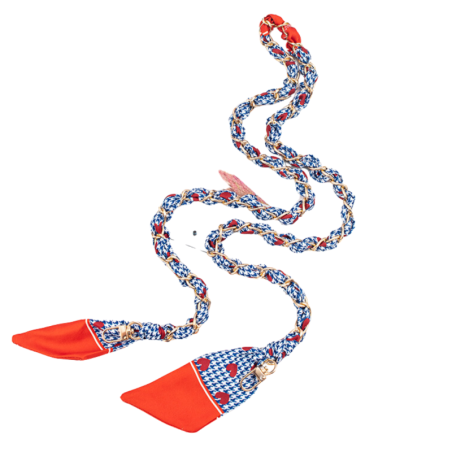 ECO Phone Case Necklace – 115 cm Beaded Strap Red Heart